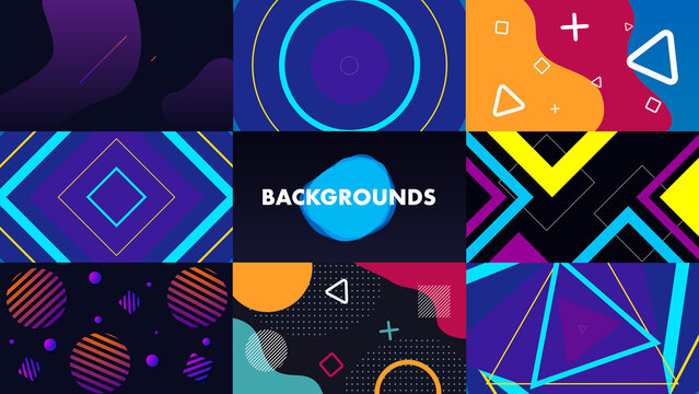  10 Backgrounds with color control