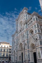Obraz premium Firenze - Toscana - Italia. Scorci o particolari della Cattedrale di Santa Maria del Fiore.