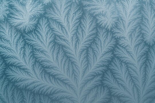 Frost pattern on glass