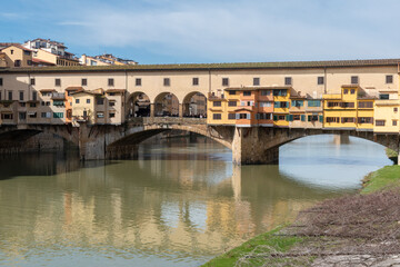 Firenze - Toscana - Italia. Veduta di Ponte Vecchio.