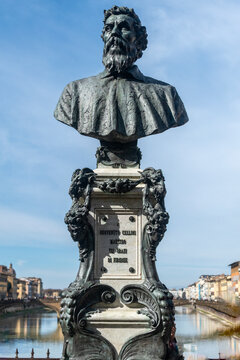 Firenze - Toscana - Italia. Monumento di Benvenuto Cellini