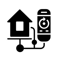 Smart home system controlled by a mobile device