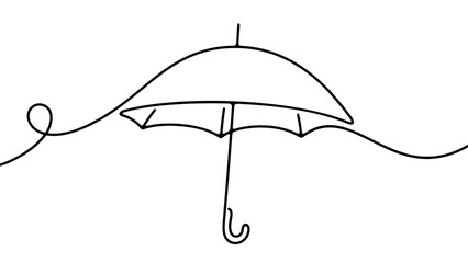 Umbrella, weather and rain, graphic design. Parasol, rainy, rainfall and downpour, vector design and illustration