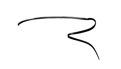 Black Hand Drawn Grunge Chalk Lines Vector Element isolated PNG with Transparent Background