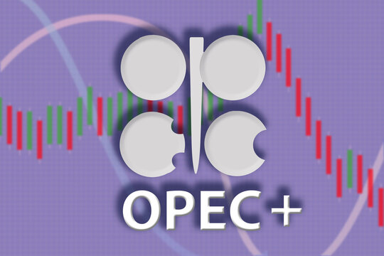 Opec plus the oil crisis. falling oil prices. Overproduction. Increased oil production by importing countries. High quality photo