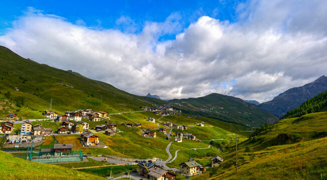 Ortsteil Trepalle (Frazione) der italienischen Gemeinde Livigno in der Provinz Sondrio (Lombardei)