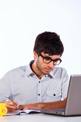 Young modern student