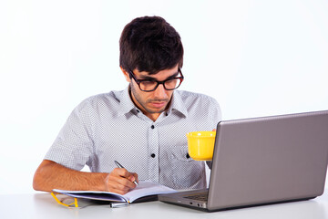 Young modern student