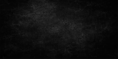 Obraz premium A dark and vintage black grunge background features a heavily textured grey concrete wall surface with an aged, dirty pattern for a blank chalkboard backdrop design