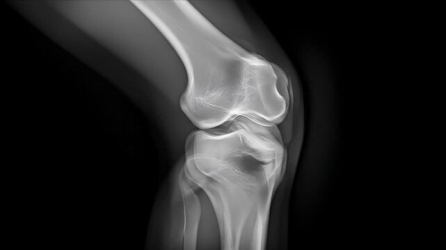 Lateral knee xray human leg joint orthopedic medical scan skeletal injury diagnosis bone fracture anatomy healthcare hospital imaging radiology science research knee joint xray medical skeleton