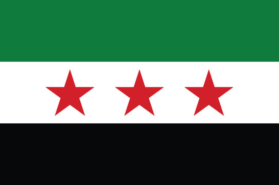 Official Flag of Syria &ndash; Syrian Arab Republic National Flag