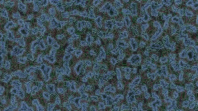 Blue Floral Pattern Texture Background.
