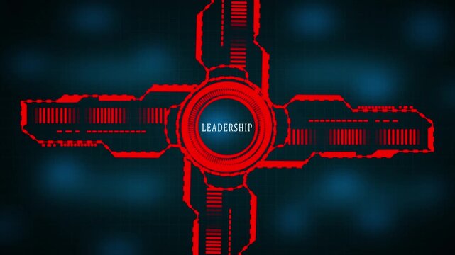 glowing, Business, Technology, Internet and network concept. leadership Pay per click payment. Technology digital marketing grid and map background. 