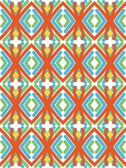 Fototapeta premium Seamless geometric pattern. For modern textiles, wallpaper, or digital backgrounds