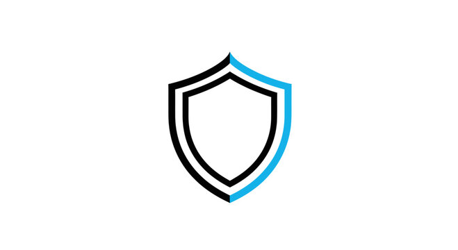 Shield Icon Representing Protection, Security, Safety, and Defensive Strategy Concept