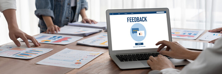 Customer feedback and review analysis by brisk computer software for corporate business