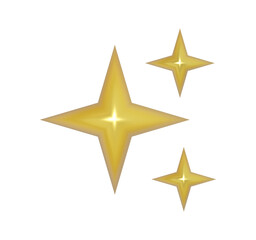 Obraz premium gold star
