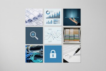 Comprehensive Insights into Data Security and Management with Visual Analysis of Charts, Technical Diagrams, Network Infrastructure, and Documentation Processes