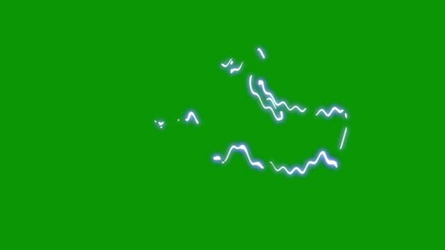 Electric effects FX Energy 2D motion graphics elements, Just drop it into your project, Works with any video edition software, Flash FX Energy Overlay, cartoon explosion green screen background.