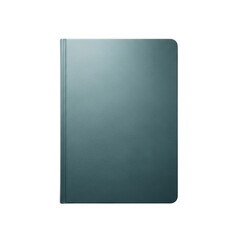 Closed teal notebook or journal