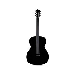 Fototapeta premium silhouette of a guitar