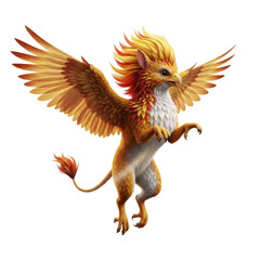 Fototapeta premium Fantasy Griffin Creature Illustration