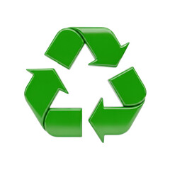 Obraz premium Green Recycling Symbol