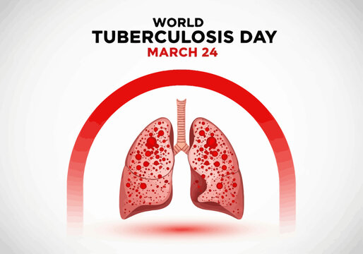 World tuberculosis day march 24 lungs graphic