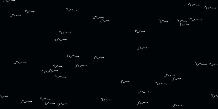 Linear Sperm Motility Simulation on Dark Background, Sperm Cells Moving Freely, Scientific Illustration, High Contrast View, Biological Process