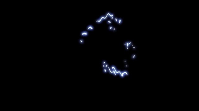 Electric effects FX Energy 2D motion graphics elements, Just drop it into your project, Works with any video edition software, Flash FX Energy Overlay, 2D cartoon explosion black screen background.