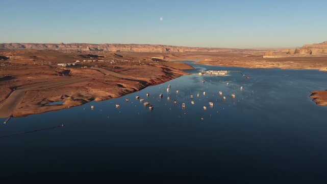 Wahweap Marina on Lake Powell, Arizona