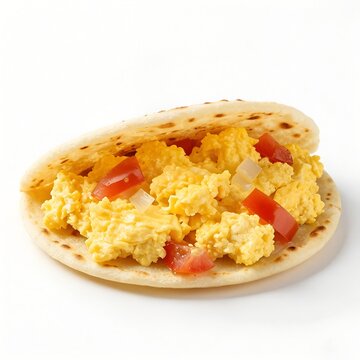 Perico Arepa White Background Isolated Studio Shot