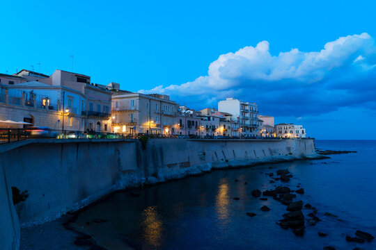 Syracuse old medieval town, Sicily Italy