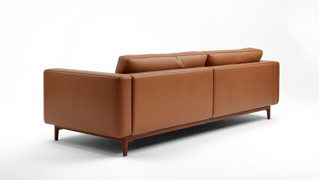 The couch set against a blank background