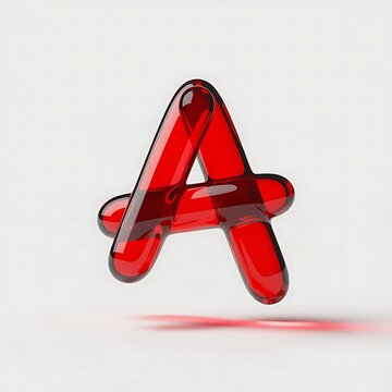 Red Glossy 3 D Crossmark on White Background red crossmark
