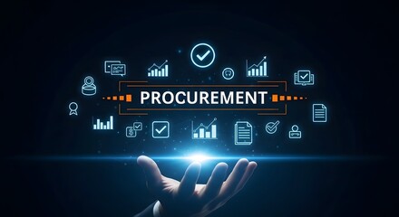 Fototapeta premium Streamlining procurement processes for efficient business operations and supply chain management
