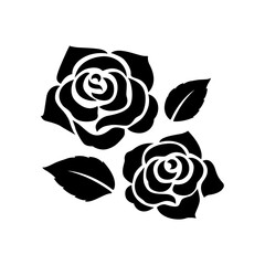 シンプルなバラの花