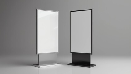 Vertical blank outdoor Lightbox