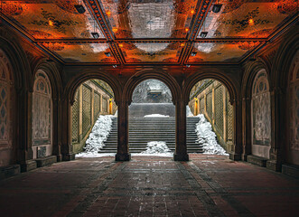 Fototapeta premium Bethesda Terrace and Fountain