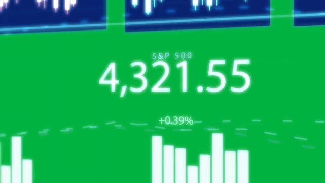 On update, S and P500 widget showing 4,321