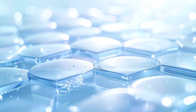 肌バリアを強化するセラミドラメラ多層構造イメージ ジェネレーティブAI