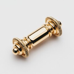 Ornate gold hardware, reminiscent of antique furniture accents