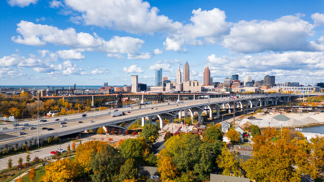 Downtown Cleveland skyline