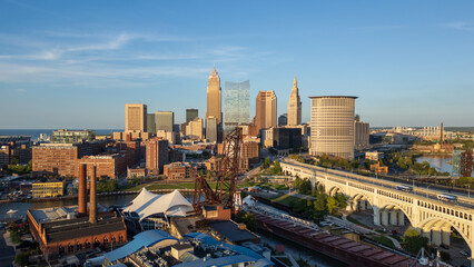 Downtown Cleveland skyline