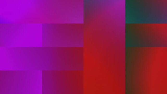 Vibrant abstract color blocks gradient panels across a bold grid