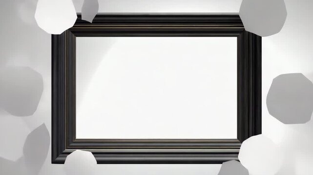 Cinematic Graphic Elements Sliding Calmly to Final Position