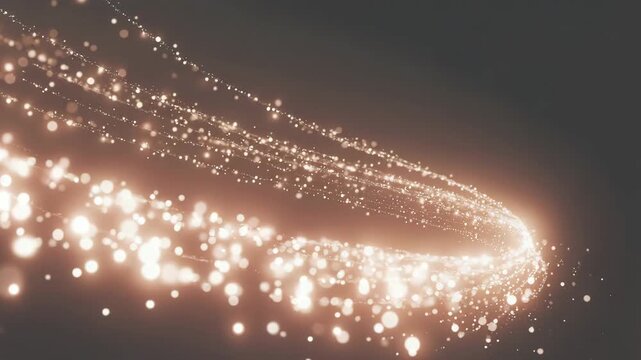 articles drifting gently, continuous loop 