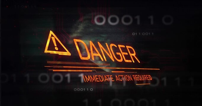 HUD sweeping activating warning, DPT then DANGER expanding, bar filling, needing immediate action