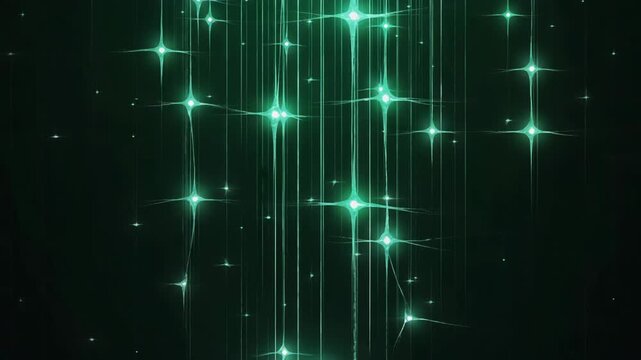 Nodes Pulsing Rhythmically with Smooth Dynamic Motion in 4K