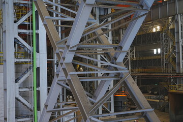 Large scale steel mill rolling workshop